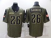 Nike Eagles 26 Miles Sanders Olive 2021 Salute To Service Limited Jersey Dzhi,baseball caps,new era cap wholesale,wholesale hats